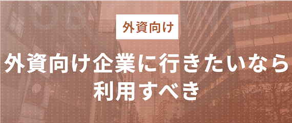 外資向け転職サイトエージェント