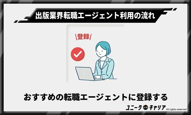 Step1.おすすめの転職エージェントに登録する