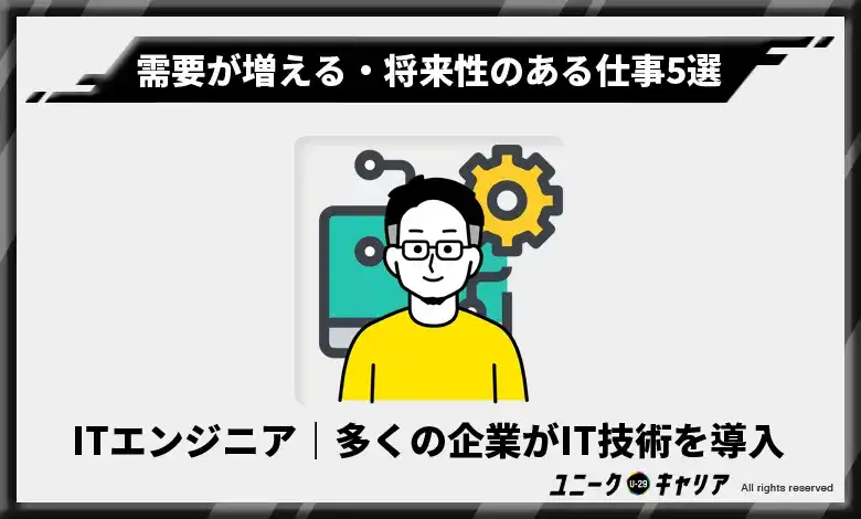 2-1. ITエンジニア｜多くの企業がIT技術を導入