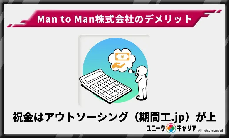 Man to Man　デメリット