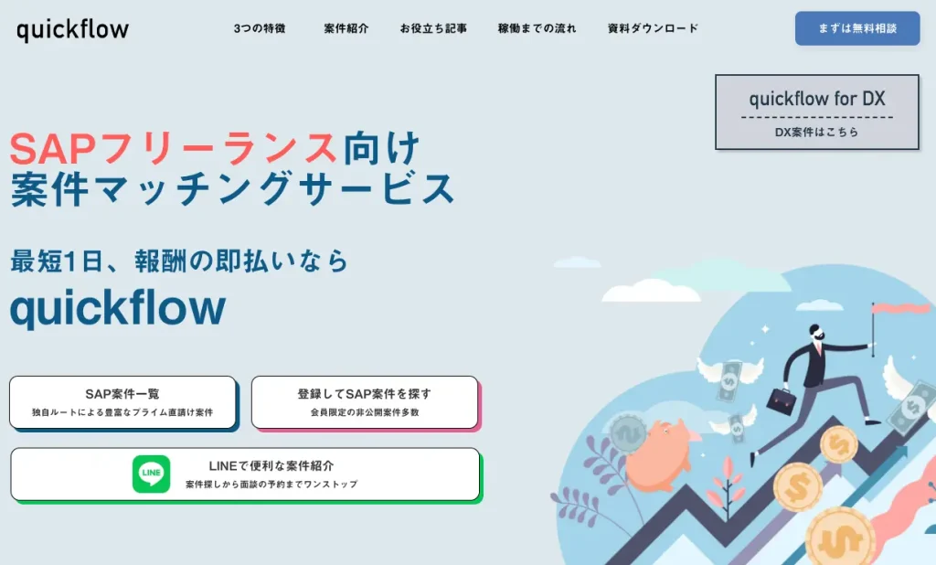 SAPに詳しい担当者に付いてほしい人｜quickflow